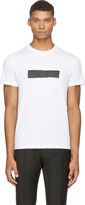 Thumbnail for your product : Kris Van Assche Krisvanassche White Single Stripe T-Shirt