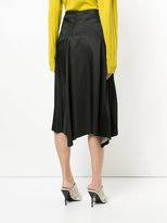 Thumbnail for your product : Jil Sander ruffle hem midi skirt