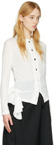 Thumbnail for your product : Y's White Polyester Cardigan