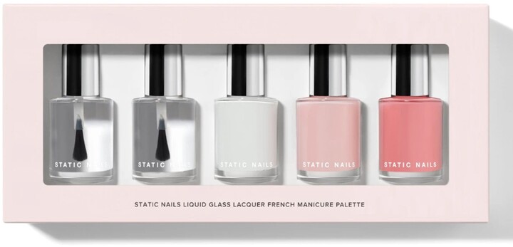 Longest Lasting Nail Polish | STATIC NAILS Liquid Glass Lacquer BALLERINA |  Beauty nails, Nail polish, Ballerina nails