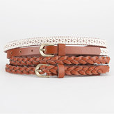 Thumbnail for your product : 2 Piece Skinny Faux Leather Belts