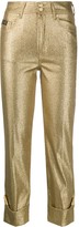 Thumbnail for your product : Versace Jeans Couture Metallic Straight-Leg Trousers
