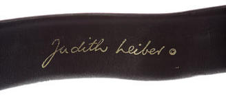 Judith Leiber Embellished Satin Waist Belt