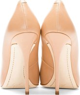 Thumbnail for your product : Giuseppe Zanotti Nude Beige Leather Yvette Pumps