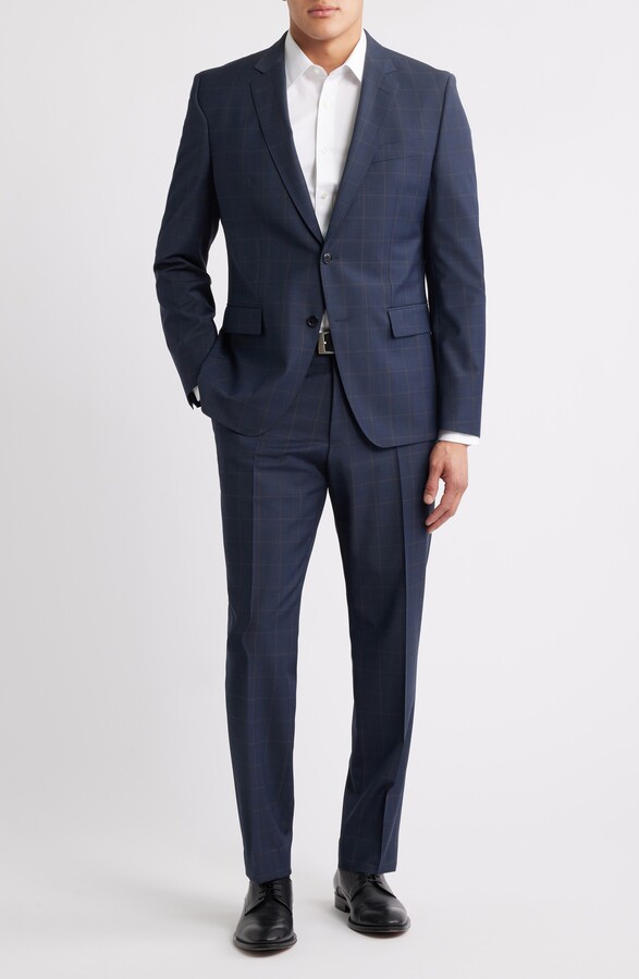 HUGO BOSS Huge Windowpane Check Suit