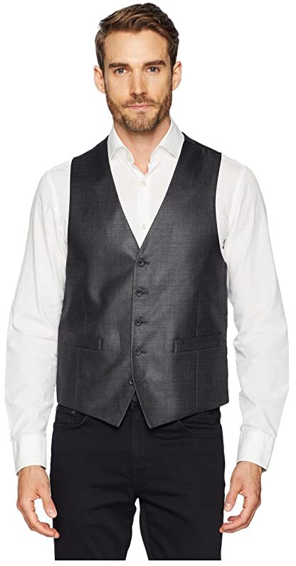 Kenneth Cole Reaction Techni-Cole Stretch Suit Separate Vest Men's Vest ...
