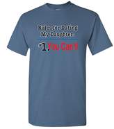 Thumbnail for your product : Feelin Good Tees Rules for Dating My Daughter Gift for Dad Fathers Day Sarcastic Funny T Shirt L