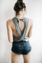 Thumbnail for your product : Joah Brown - Half Moon Crop Top In Gravel