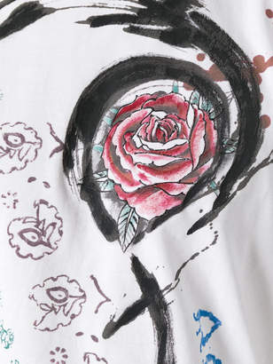 Etro rose print T-shirt