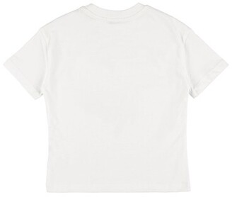 MSGM Logo printed cotton jersey t-shirt