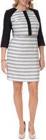 Thumbnail for your product : Kay Unger New York Women's 3/4-Sleeve Striped Cropped Jacket, Women's