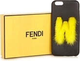 Thumbnail for your product : Fendi Leather Iphone® 6 Case - Black Yellow