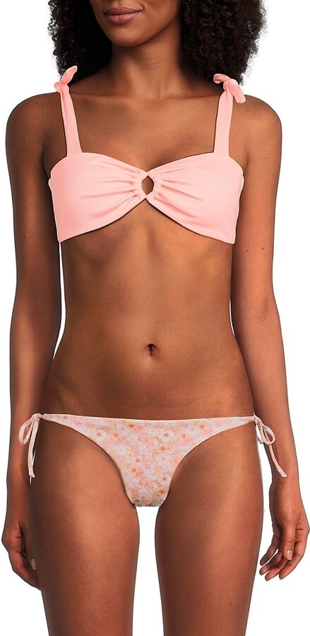 Peixoto Fiona Ruched Bikini Top