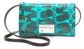 Thumbnail for your product : Michael Kors Collection Gia Snakeskin Clutch with Lock
