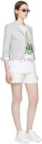 Thumbnail for your product : Alexander McQueen White Embroidered Botanical T-Shirt