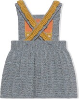 Thumbnail for your product : Gucci Children Embroidered Intarsia-Knit Wool Dress