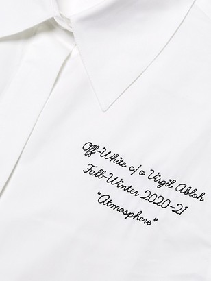 Off-White Basic Atmosphere Poplin Shirt
