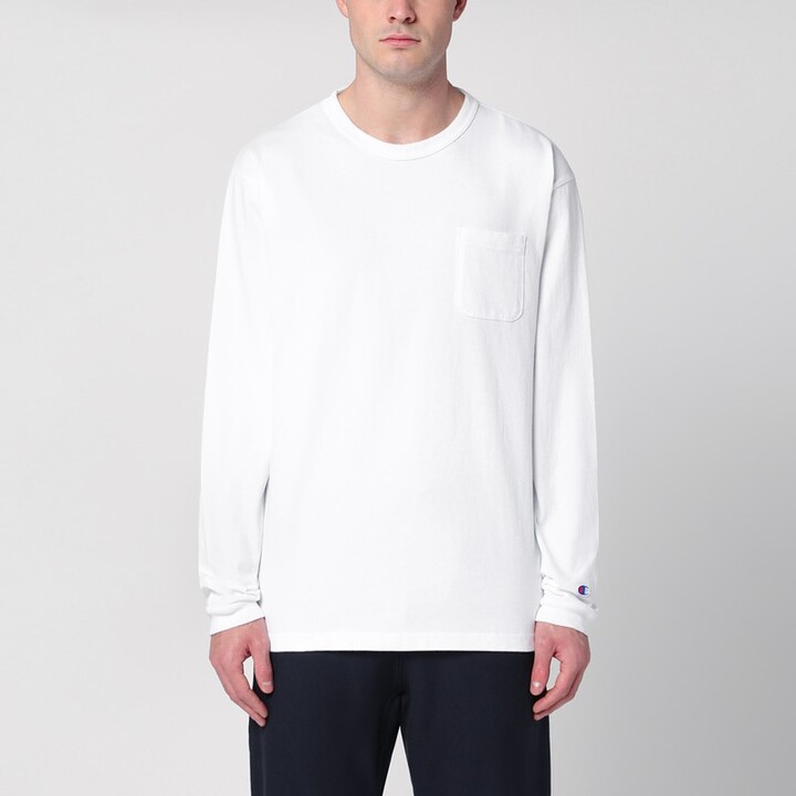 Champion White long-sleeved T-shirt