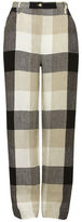 Thumbnail for your product : Whistles Klara Linen Check Trousers