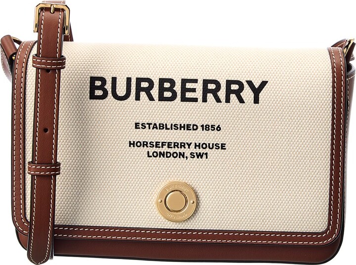 Burberry checked messenger bag