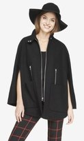 Thumbnail for your product : Express Wool Blend Zip Front Cape