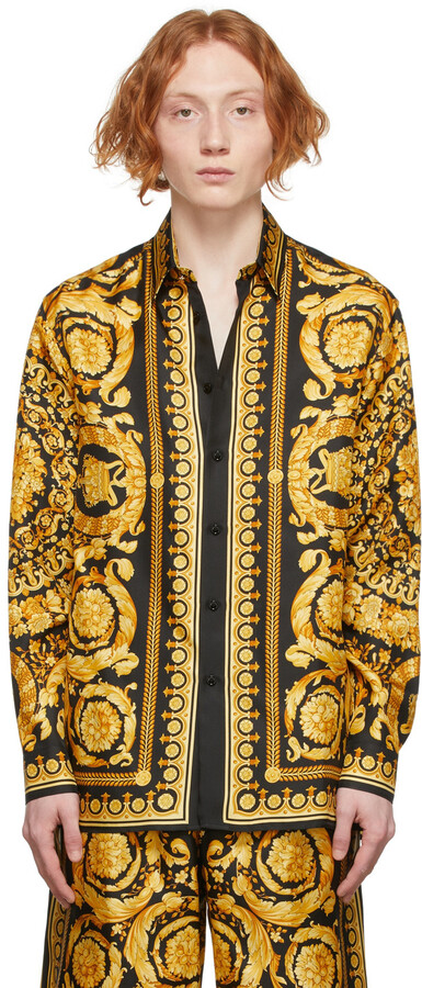 Versace Silk Men's Shirts | Shop the world's largest collection of 