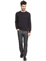 Thumbnail for your product : Maison Martin Margiela 7812 Cotton Wool Knit Crew Neck Sweater