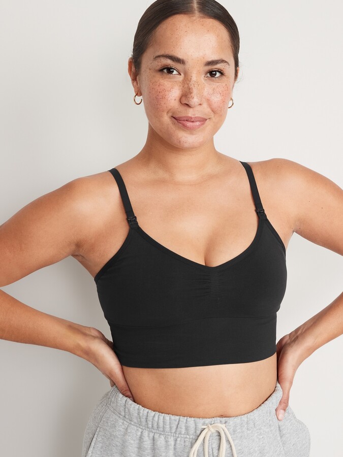 Old Navy Maternity High Support Hands-Free Pumping Bra - ShopStyle