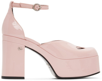 gucci pink platform