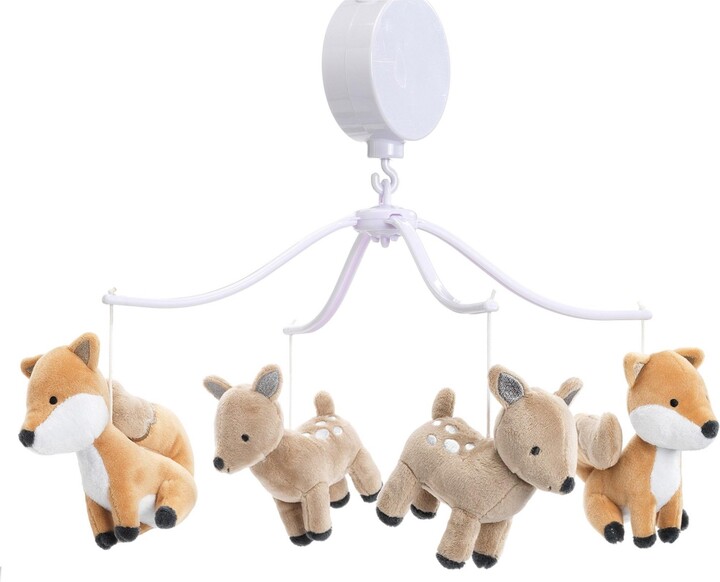 Bedtime Originals Deer Park Musical Baby Crib Mobile Soother Toy - Woodland