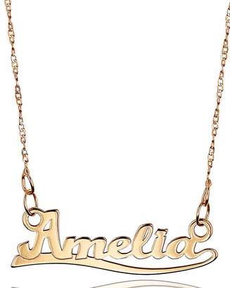 Fashion World Rose Gold Personalised Name Necklace