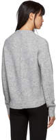 Thumbnail for your product : 3.1 Phillip Lim Grey Inset Shoulder High Low Sweater