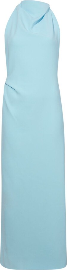Proenza Schouler Blue Faye Crepe Maxi Dress