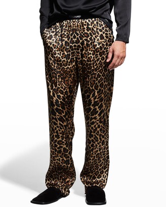 Tom Ford Men's Leopard Silk Pajama Pants - ShopStyle