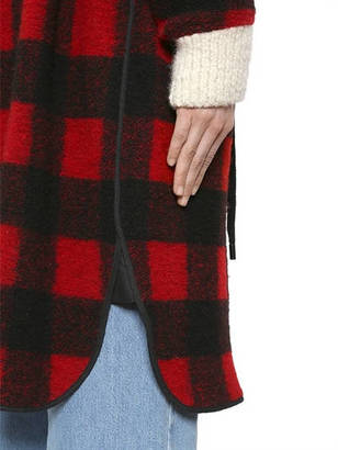 Etoile Isabel Marant Checked Wool Blend Coat