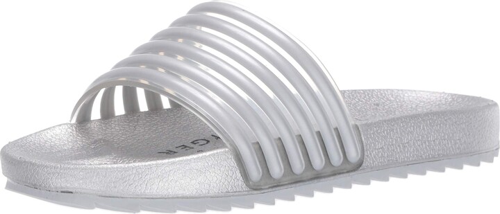 rainbow tommy hilfiger slides womens