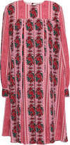 Thumbnail for your product : Emilia Wickstead Pleated Printed Crepe Dress