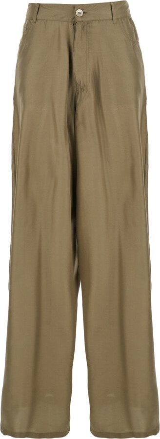 Jucca Pants With Belt Loops and Logo Patch