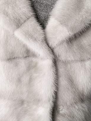 Liska fur detail coat