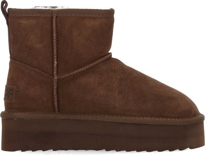 Colors of California Shearling Platform Boots