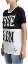 Thumbnail for your product : True Religion WOMENS COLOR BLOCK COLLEGE V NECK TEE