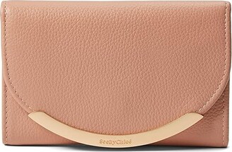 See by Chloe Lizzie SBC Coin Card Case Coffee Pink Wallet