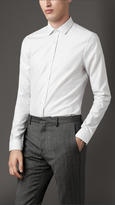 Thumbnail for your product : Burberry Slim Fit Microdot Cotton Shirt