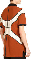 Thumbnail for your product : Givenchy Basketball-Print Short-Sleeve Polo, Brown