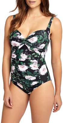 Phase Eight Rose Print Swimsuit