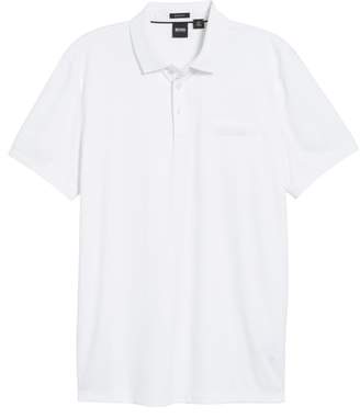 BOSS Prout Regular Fit Polka Dot Polo Shirt