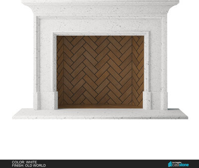 Los Angeles Cast Stone Cilikia Fireplace Surround