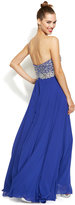 Thumbnail for your product : Decode Strapless Embellished Sweetheart Gown