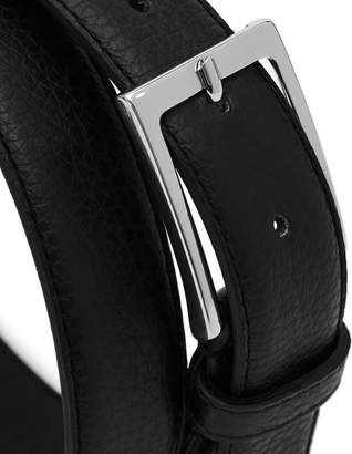 Reiss Theo Grained Leather Belt