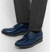 Thumbnail for your product : Prada Spazzolato Leather Derby Shoes